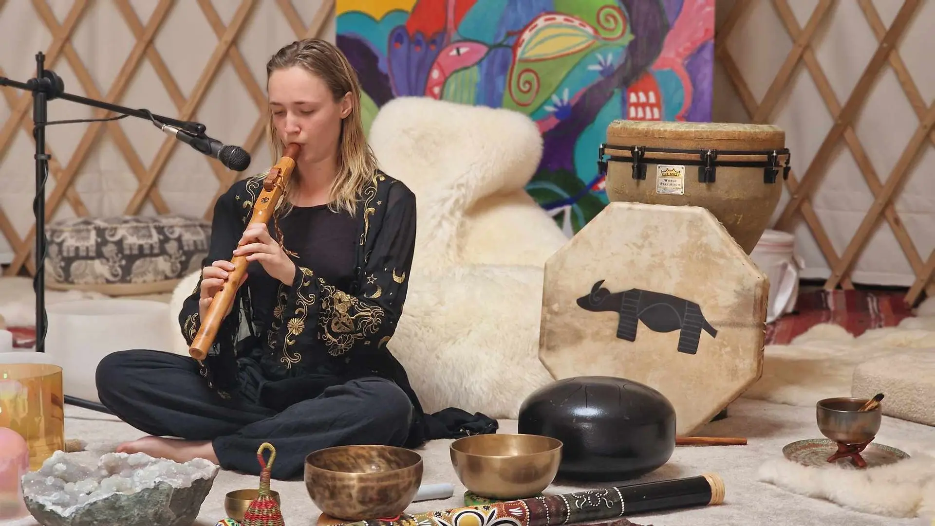 sound healing flute session
